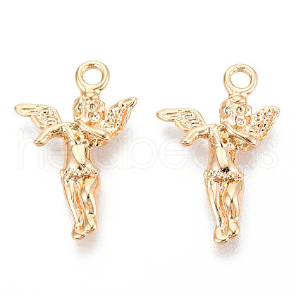 Brass Pendants KK-N234-09G-1