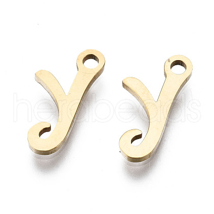 201 Stainless Steel Charms STAS-T044-217G-Y-1