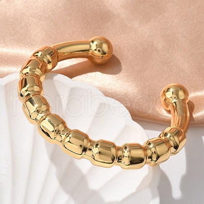 304 Stainless Steel Cuff Bangles BJEW-S161-01G-1