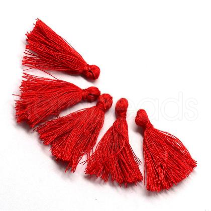 Handmade Polycotton(Polyester Cotton) Tassel Decorations OCOR-Q024-10-1