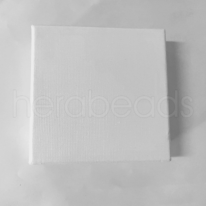 Square Cardboard Jewelry Gift Boxes CON-WH0084-25-1