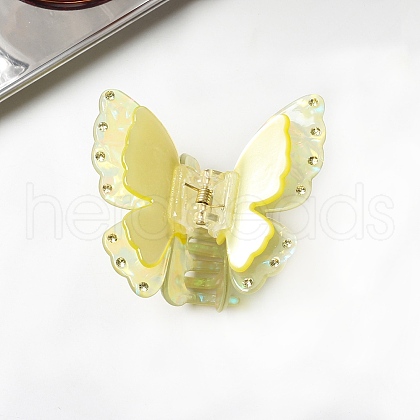 Butterfly Acrylic Claw Hair Clips for Women Girls PW-WG0D690-04-1