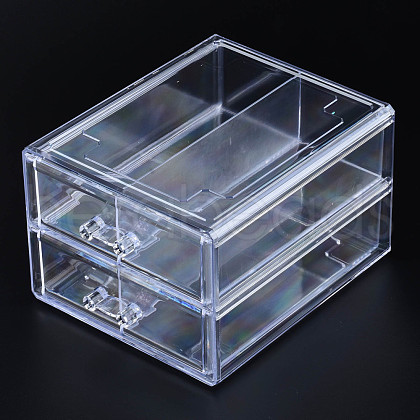 Double Layer Polystyrene Plastic Bead Storage Containers CON-N011-044-1