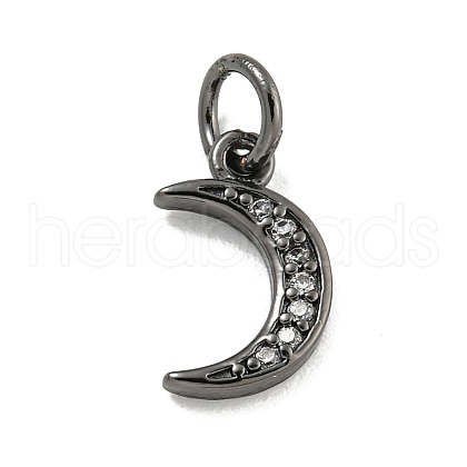 Brass Cubic Zirconia Pendants KKB-L215-046B-1