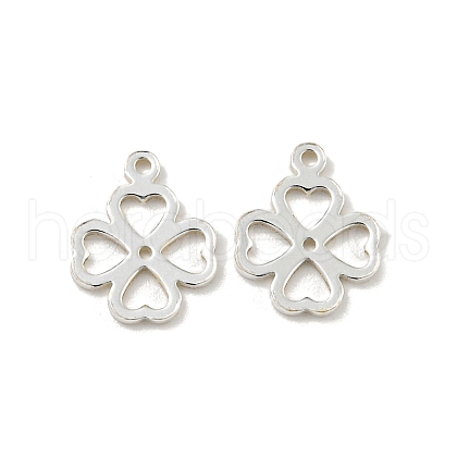 925 Sterling Silver Hollow Charms STER-C007-01B-S-1