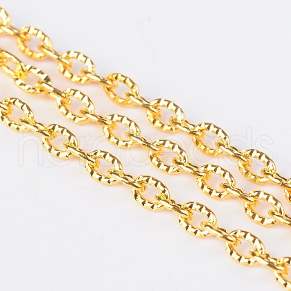 Iron Textured Cable Chains CHT104Y-G-1