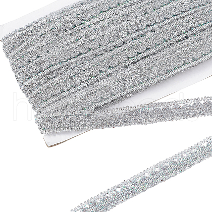 Polyester Metallic Ribbons DIY-WH0542-61B-1