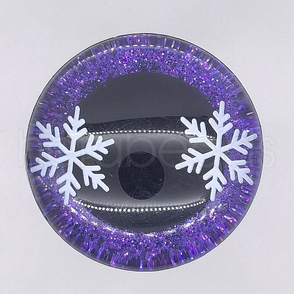 Snowflake Resin Craft Safety Eyes DIY-WH0399-97G-1