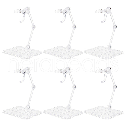 Plastic Model Assembled Action Figure Display Holders ODIS-WH0038-95A-1