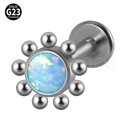 G23 Titanium Threadless Labrets WG33C7B-63-1