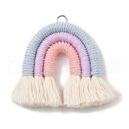 Polypropylene Pendants HJEW-P019-02D-P35-1