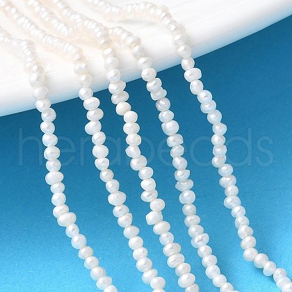 Natural Cultured Freshwater Pearl Beads Strands PEAR-I007-07T-01A-1