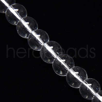 Crystal Glass Round Beads Strands EGLA-F037-8mm-B02-1