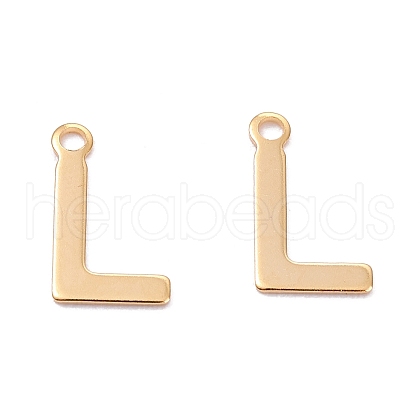 201 Stainless Steel Charms STAS-C021-06G-L-1