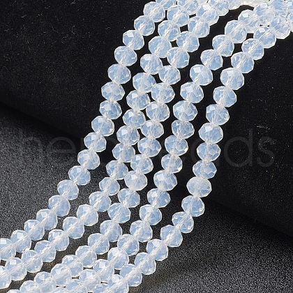 Electroplate Glass Beads Strands EGLA-L029-01-1