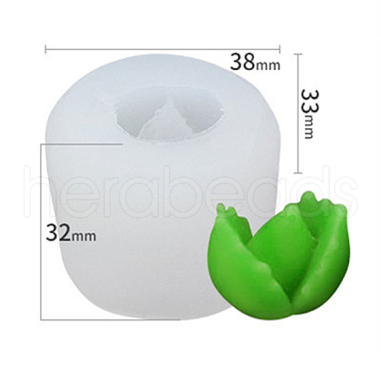DIY Plant Shape Candle Silicone Molds CAND-PW0008-20A-1