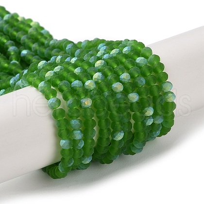Imitation Jade Glass Beads Strands EGLA-YW0003-19A-09-1