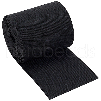 4M Flat Polyester Elastic Wide Band for Clothes Sewing OCOR-WH0090-053A-1