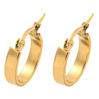 PVD Vacuum Plating 202 Stainless Steel Hoop Earring EJEW-H003-35G-01-1