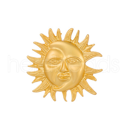 Sun God Brooch Pin JEWB-Z031-10G-1