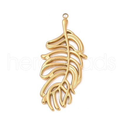304 Stainless Steel Big Pendants STAS-C121-27G-1