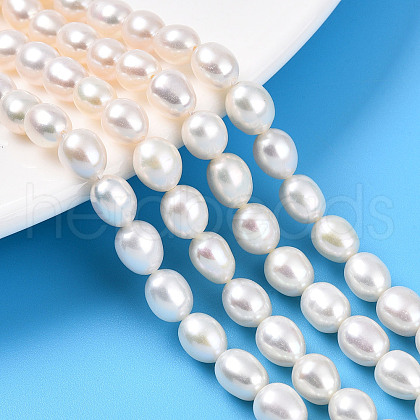 Natural Cultured Freshwater Pearl Beads Strands PEAR-N012-06-03A-01-1