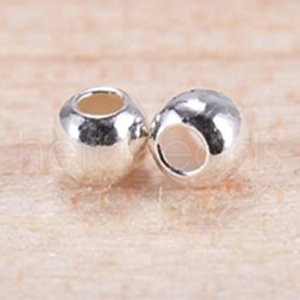925 Sterling Silver Spacer Beads STER-WH0006-02A-S-1