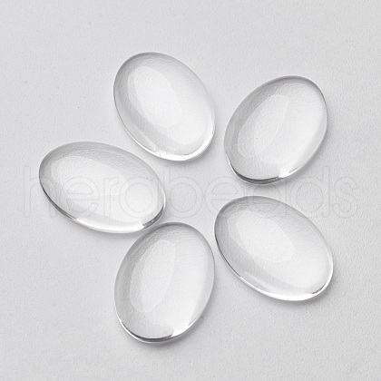 Transparent Glass Cabochons GGLA-G011-1