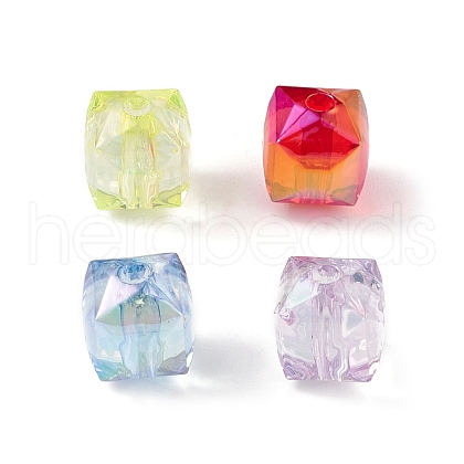 Transparent Acrylic Beads MACR-F073-02-1