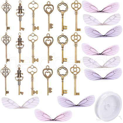 SUNNYCLUE Tibetan Style Alloy Big Pendants PALLOY-SC0002-40-1