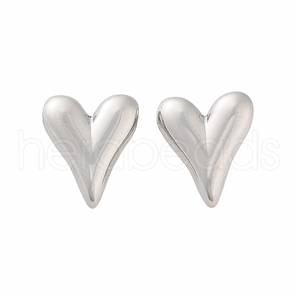 304 Stainless Steel Stud Earrings EJEW-H115-31P-1