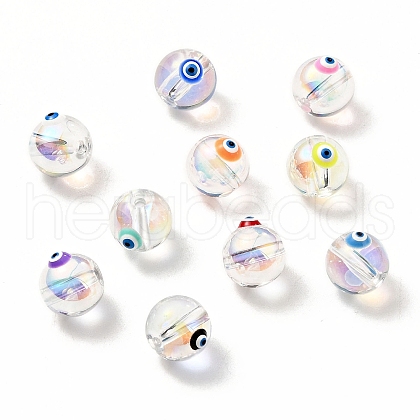 Transparent Glass Beads GLAA-F121-13-1