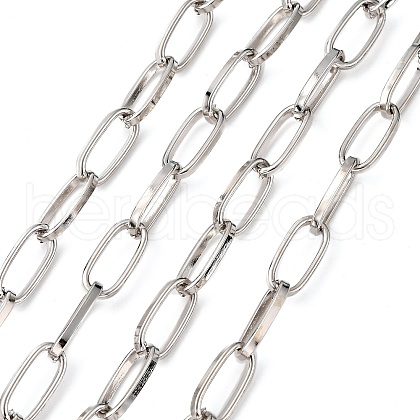 Iron Paperclip Chains CH-R026-19x8mm-P-1