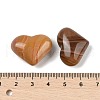 Mother's Day Gifts Natural Ocean Agate Heart Palm Stone G-Q021-02A-3