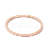 1mm Polished Plain Dome Finger Ring for Girl Women RJEW-C012-02E-RG-2