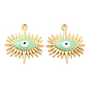 Alloy Enamel Pendants ENAM-P166-01KCG-E-1