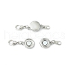 Alloy Magnetic Clasps FIND-YW0002-09P-2