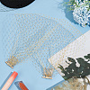 Nylon Fascinator Mesh Face Veil OHAR-WH0034-10A-5