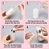 Acrylic Empty Refillable Airless Pump Bottle AJEW-WH0258-859-4