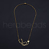 201 Stainless Steel Pendant Necklaces NJEW-S105-JN526-2-2
