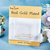 Beebeecraft 10Pcs Brass Micro Pave Clear Cubic Zirconia Earring Hooks KK-BBC0008-73-6