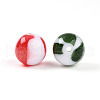 Two Tone Opaque Resin Beads RESI-N042-16mm-16-2