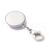 Half Round/Dome Glass Pendant Decorations HJEW-JM03338-5