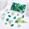 SUNNYCLUE 80Pcs 7 Style Transparent Spray Painted Glass Pendants GLAA-SC0001-66-7