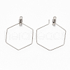 304 Stainless Steel Wire Pendants X-STAS-T051-006-3