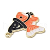 Alloy Enamel Pendants ENAM-B058-02G-3