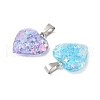 Luminous Resin Sequins Pendants RESI-V006-01C-P-2