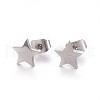 304 Stainless Steel Stud Earrings X-EJEW-F227-12P-1