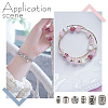 60Pcs 6 Styles Tibetan Style Alloy Spacer Beads LP0001-07-4