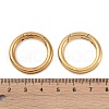 Ion Plating(IP) 316 Stainless Steel Spring Gate Rings STAS-M296-01G-E-3
